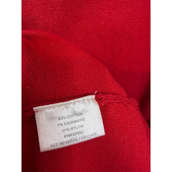 Tyler Boe Sweater Dress Red Sz S Cowl Neck Holiday Party Festive Classy Preppy - Picture 4 of 7